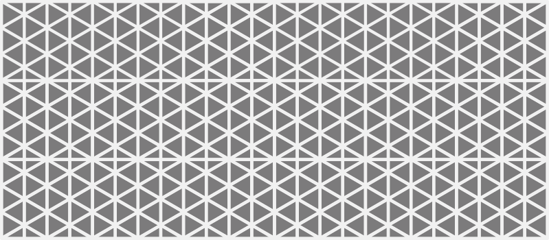 Sivi i bijeli trokut kuhinjske geometrijske prostirke - TenStickers