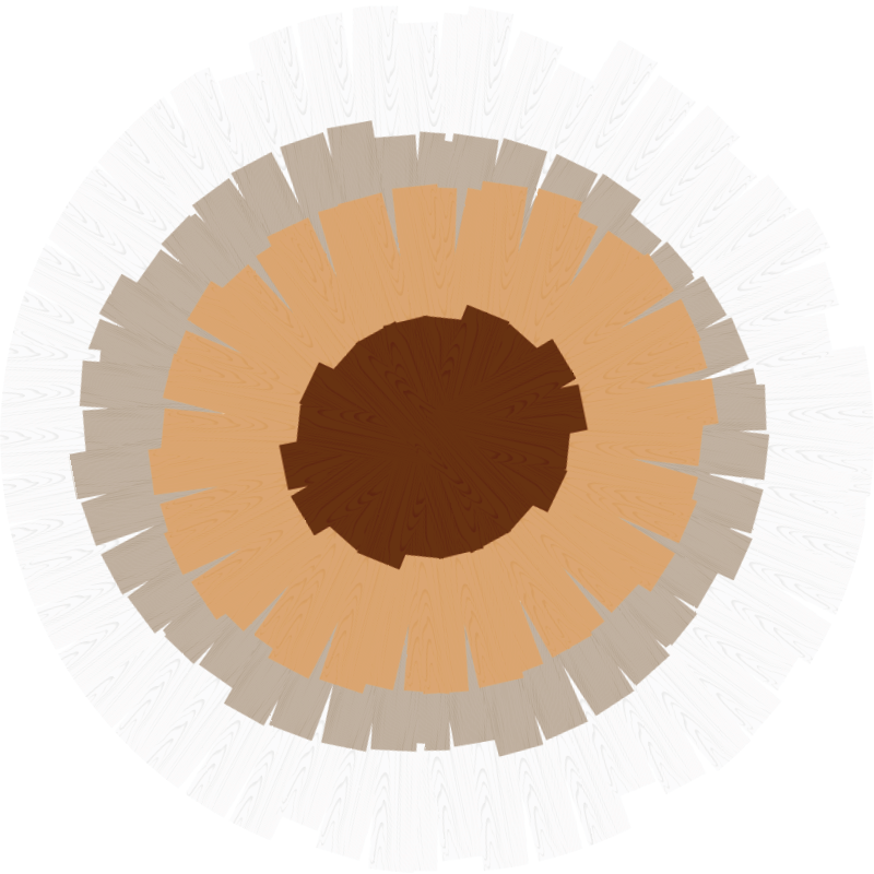 Smeđe i bijele ploče mozaik podne pločice - TenStickers