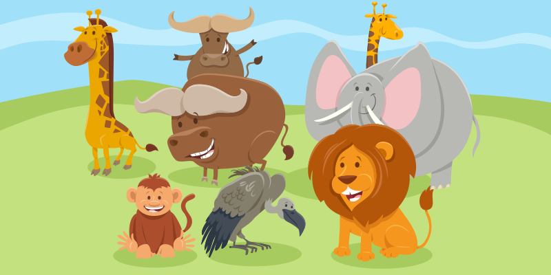 Drugi vinil podovi šarmantna stvorenja prijatelji - TenStickers