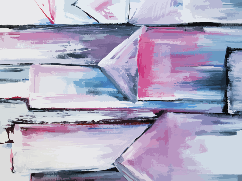 Vinil podovi druge teksture apstraktni slojevi boja - TenStickers