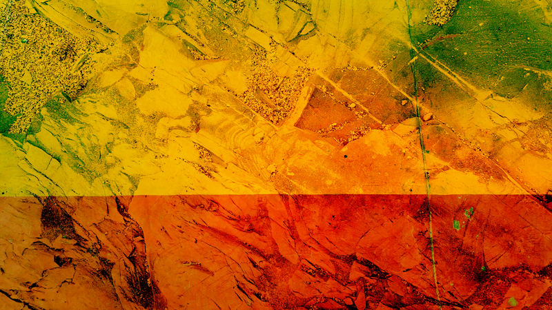 Vinil podovi tekstura topli slojevi boja - TenStickers