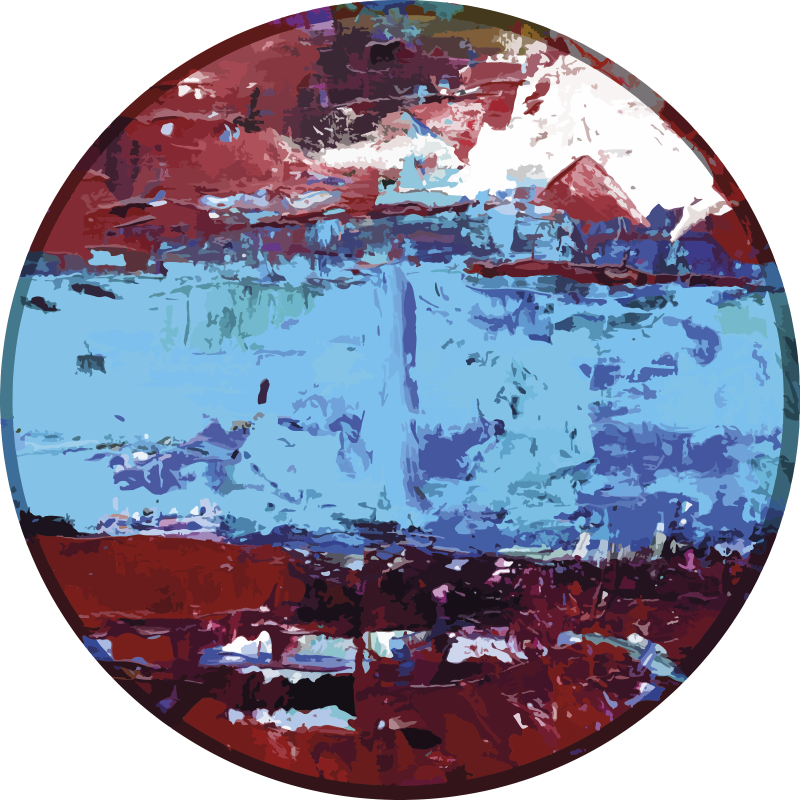 Vinil podovi druge teksture živopisni geometrijski oblici - TenStickers