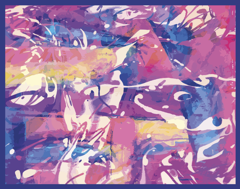 Vinil podovi druge teksture šareni apstraktni vrtlog - TenStickers