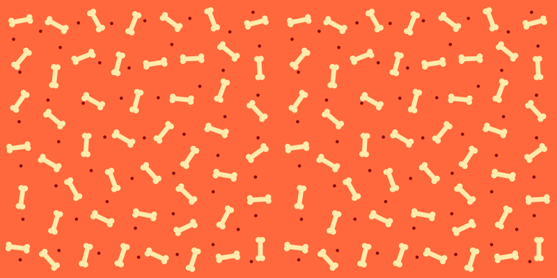 Vinil podovi ulazni hodnik motiv kosti - TenStickers