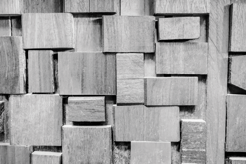 Vinil podovi efekt drva teksturirani blokovi - TenStickers