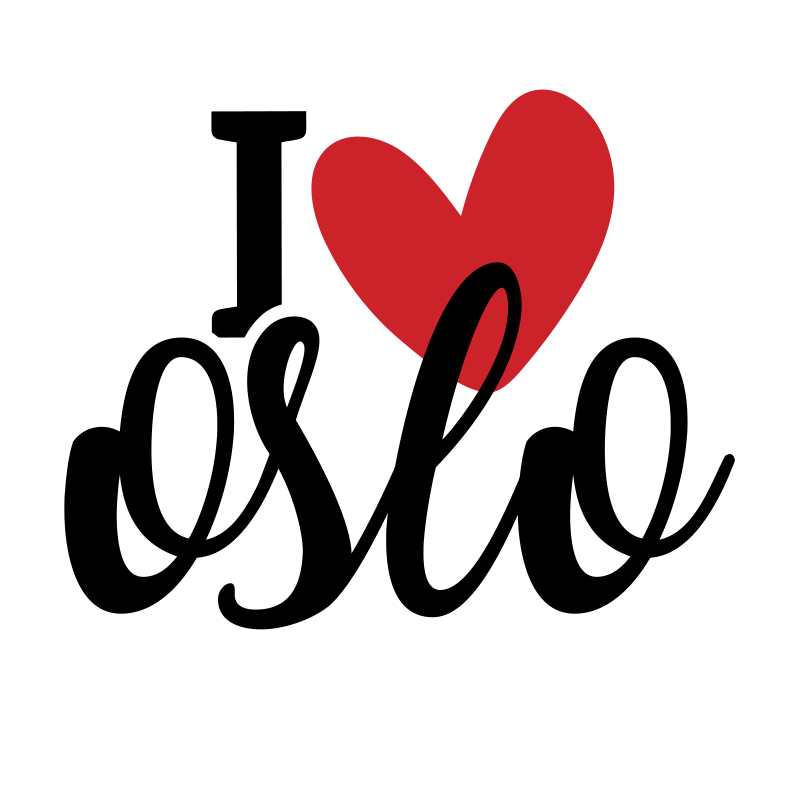 Vinilne prostirke s frazama srdačna oslo ljubav - TenStickers