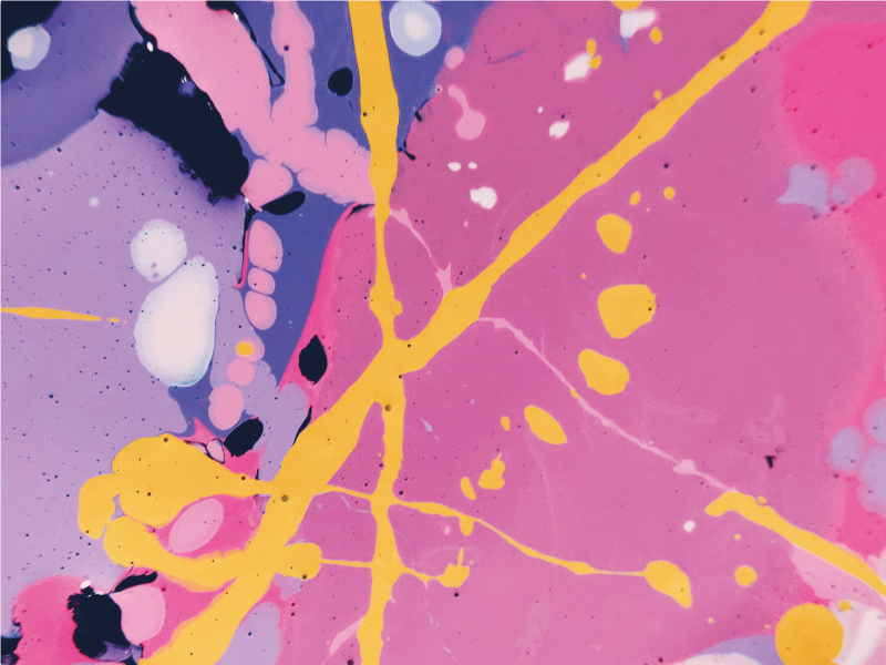 Vinil podovi tekstura šarene apstraktne mrlje - TenStickers