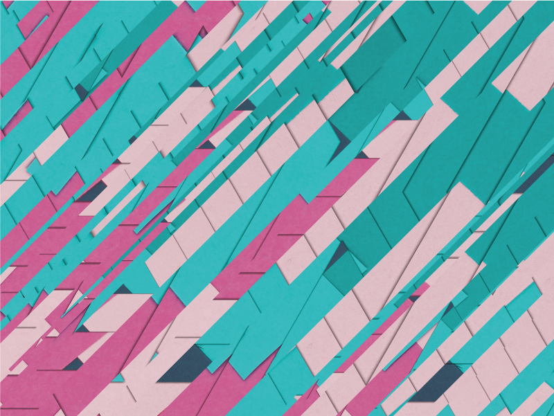 Vinil podovi geometrijski apstraktni kutni uzorak - TenStickers