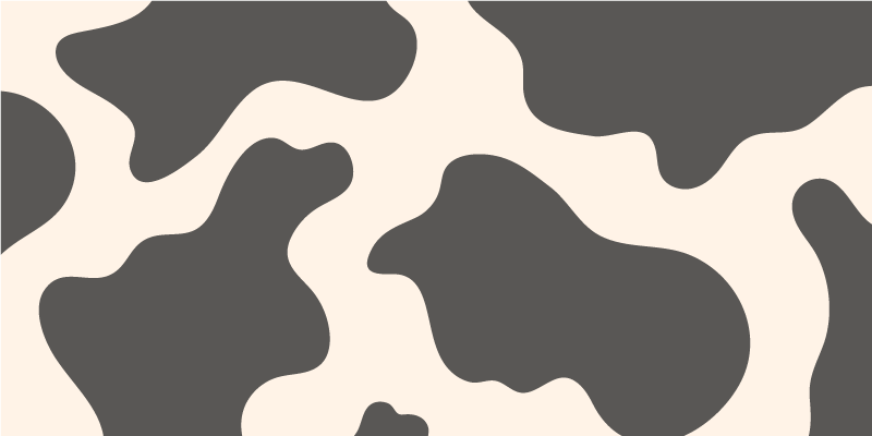 Sylvester krava životinjski print vinil prostirka - TenStickers