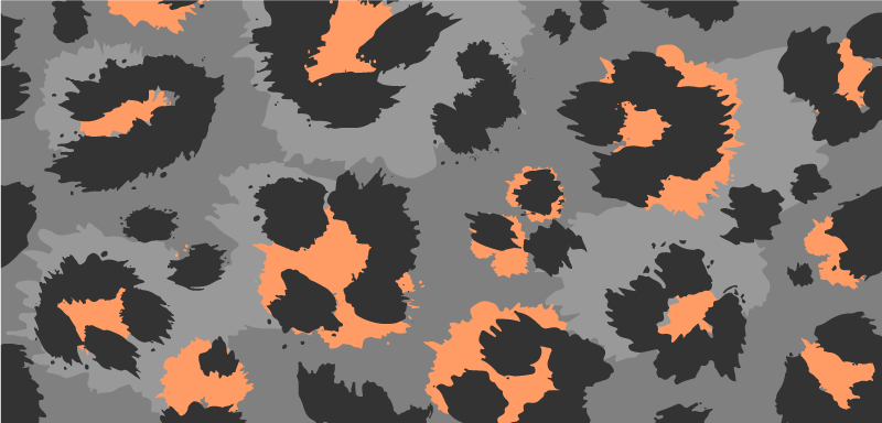 Vinil podovi otisak životinja odvažni uzorak geparda - TenStickers