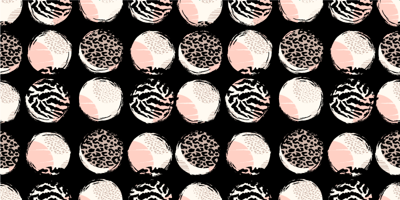 Apstraktni geometrijski leopard uzorak životinjski tepih - TenStickers