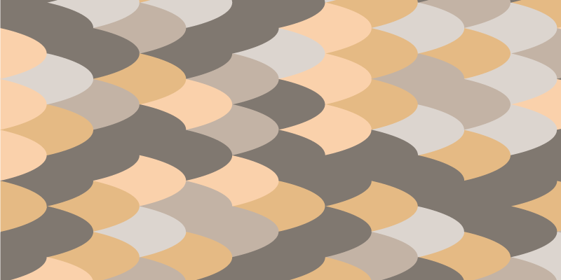 Vinil podovi prugasta suptilni uzorak valova - TenStickers