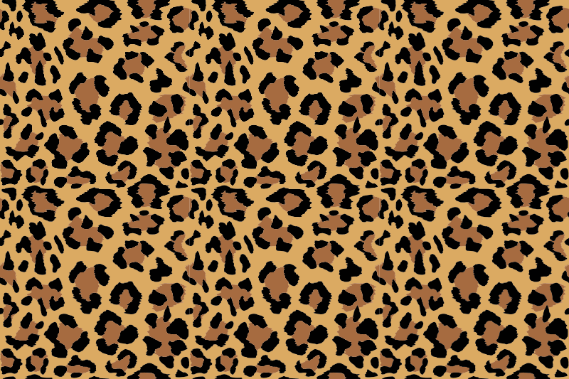 Vinil podovi otisak životinja s leopard uzorkom - TenStickers