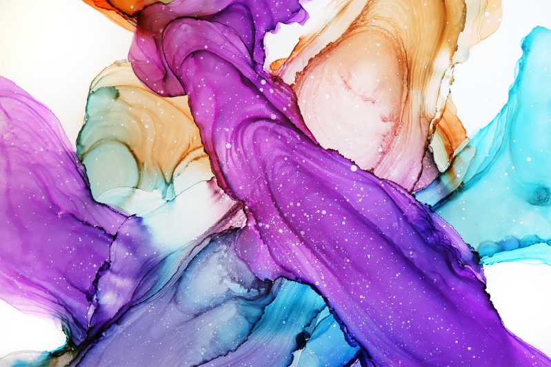 Vinil podovi za kupatilo apstraktni vrtlozi tekućine - TenStickers