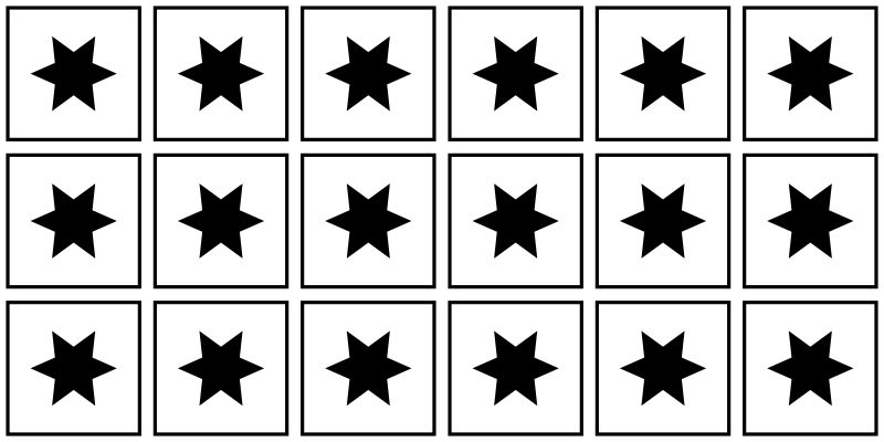 Bijela zvijezda efekt crnih pločica vinil prostirka - TenStickers