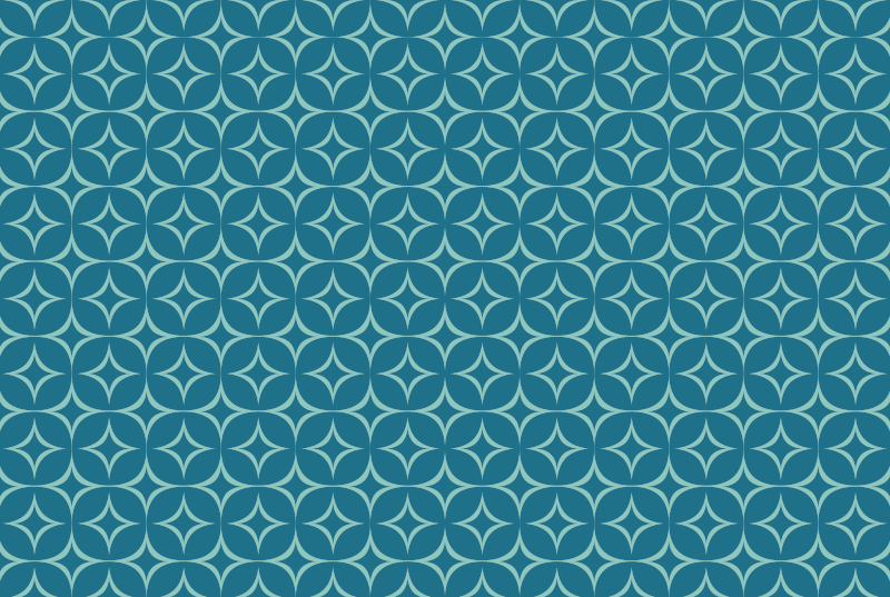 Vinil podovi geometrijski prostirka s kružnim uzorkom - TenStickers