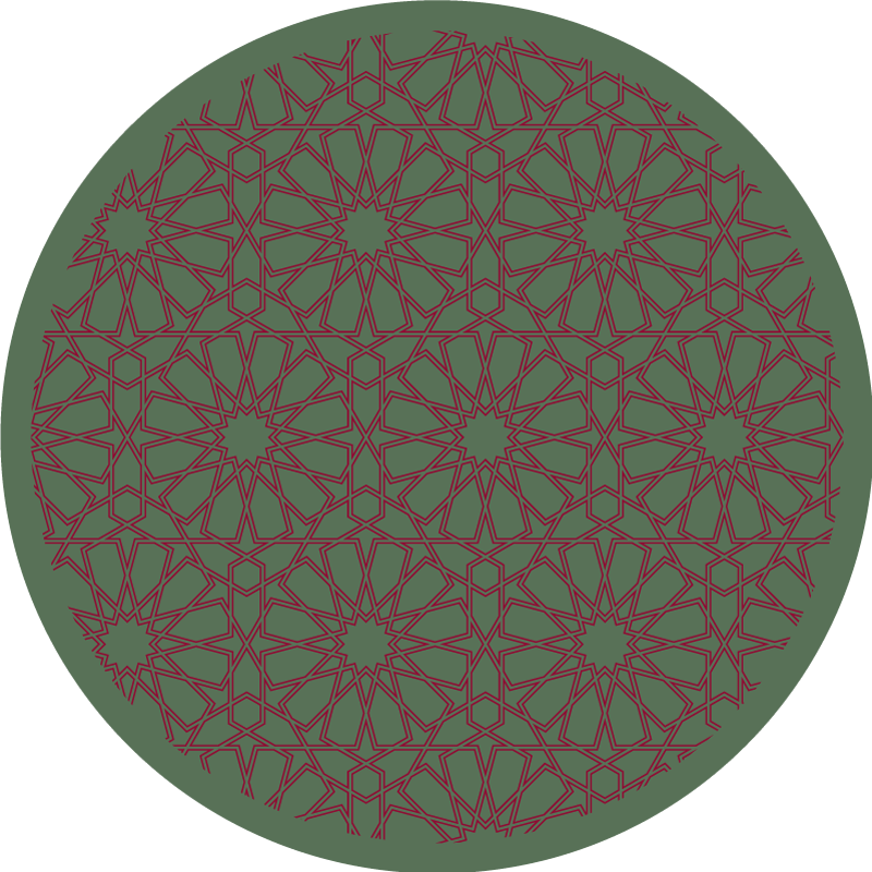 Vinil podovi mozaik s složenom geometrijskom konfiguracijom - TenStickers