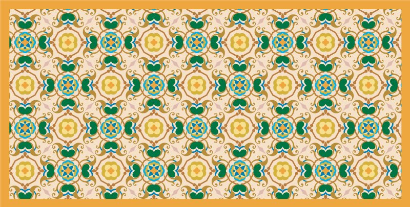 Turski mozaik pločica efekt vinil prostirka - TenStickers