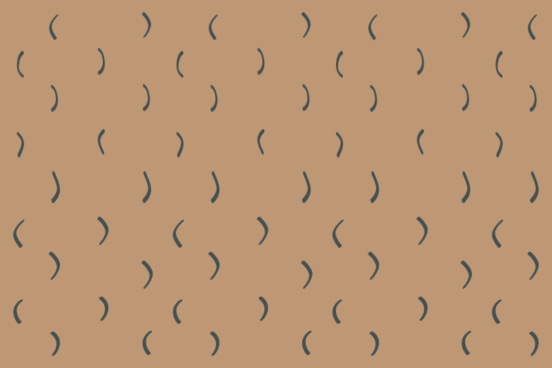 Vinil podovi minimalistički zakrivljeni smeđi uzorak - TenStickers