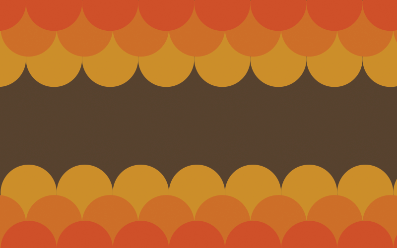 Vinil podovi berba retro valovite pruge - TenStickers