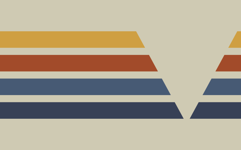 Vinil podovi geometrijski motiv chevron pruga - TenStickers