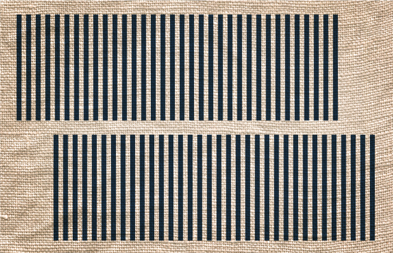 Vinil podovi dnevna soba bež prugasti uzorak - TenStickers