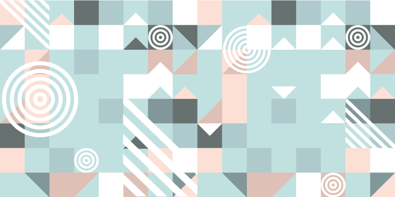 Vinil podovi geometrijski apstraktni motiv - TenStickers