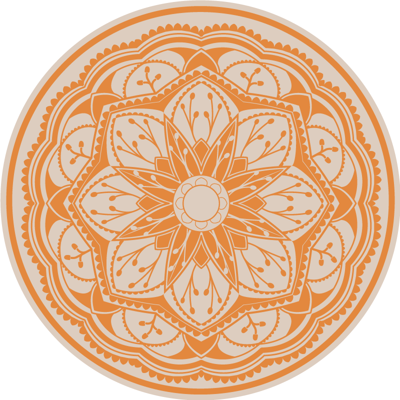 Vinil podovi mandala elegantan okrugli motiv - TenStickers