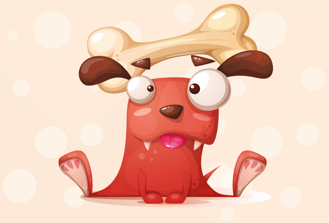 Vinil podovi rasadnici veselo štene - TenStickers