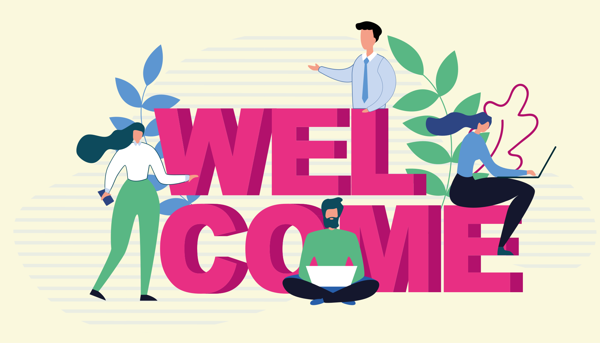 Vinil podovi studija profesionalna dobrodošlica - TenStickers