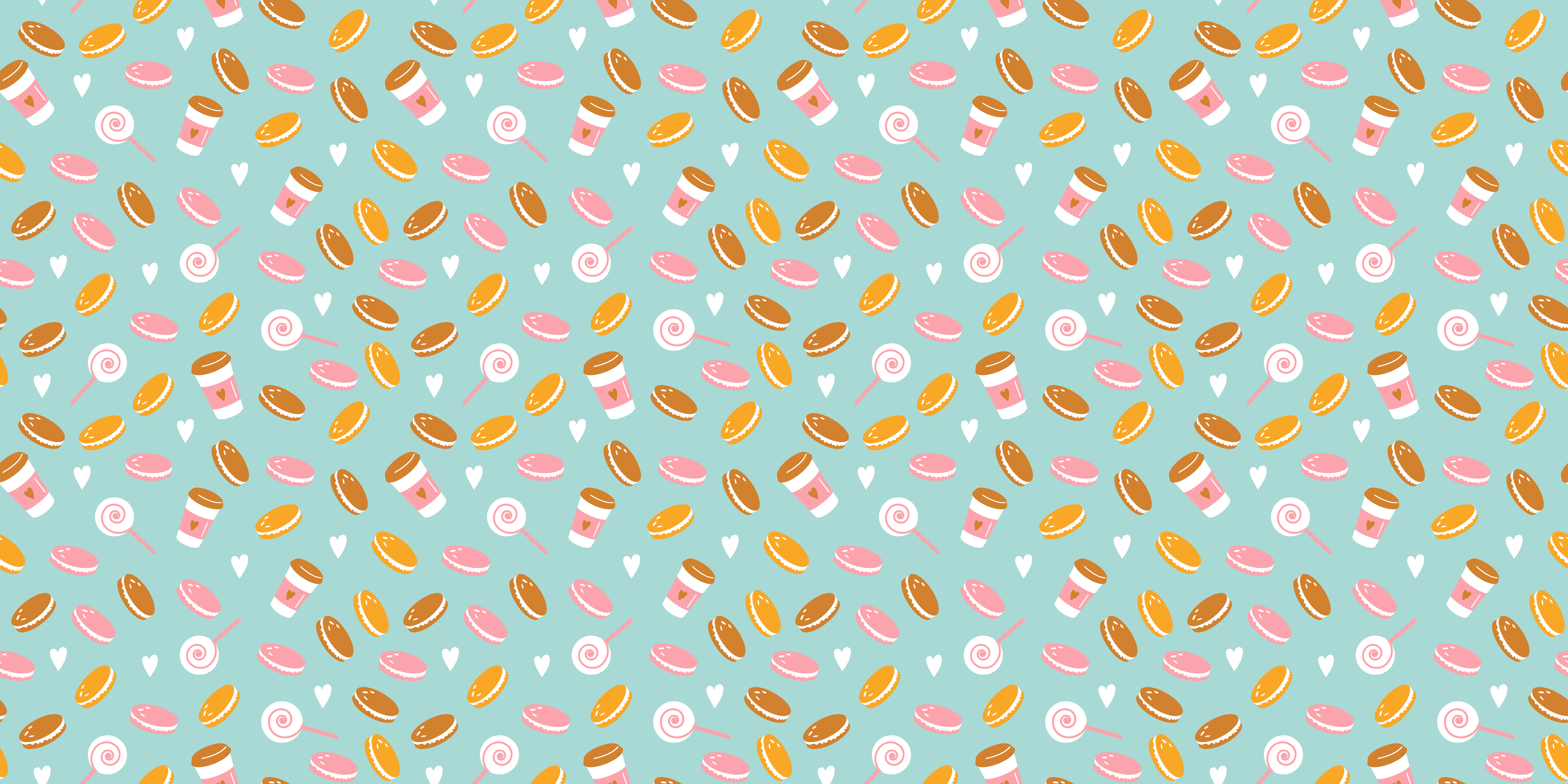 Drugi vinil podovi kolekcija ukusnih delicija - TenStickers