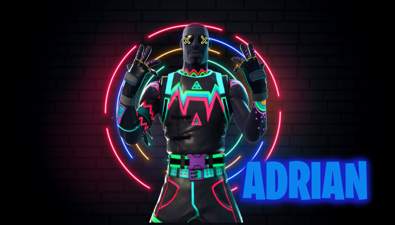 Vinil podovi s imenima neonski prikaz znakova - TenStickers