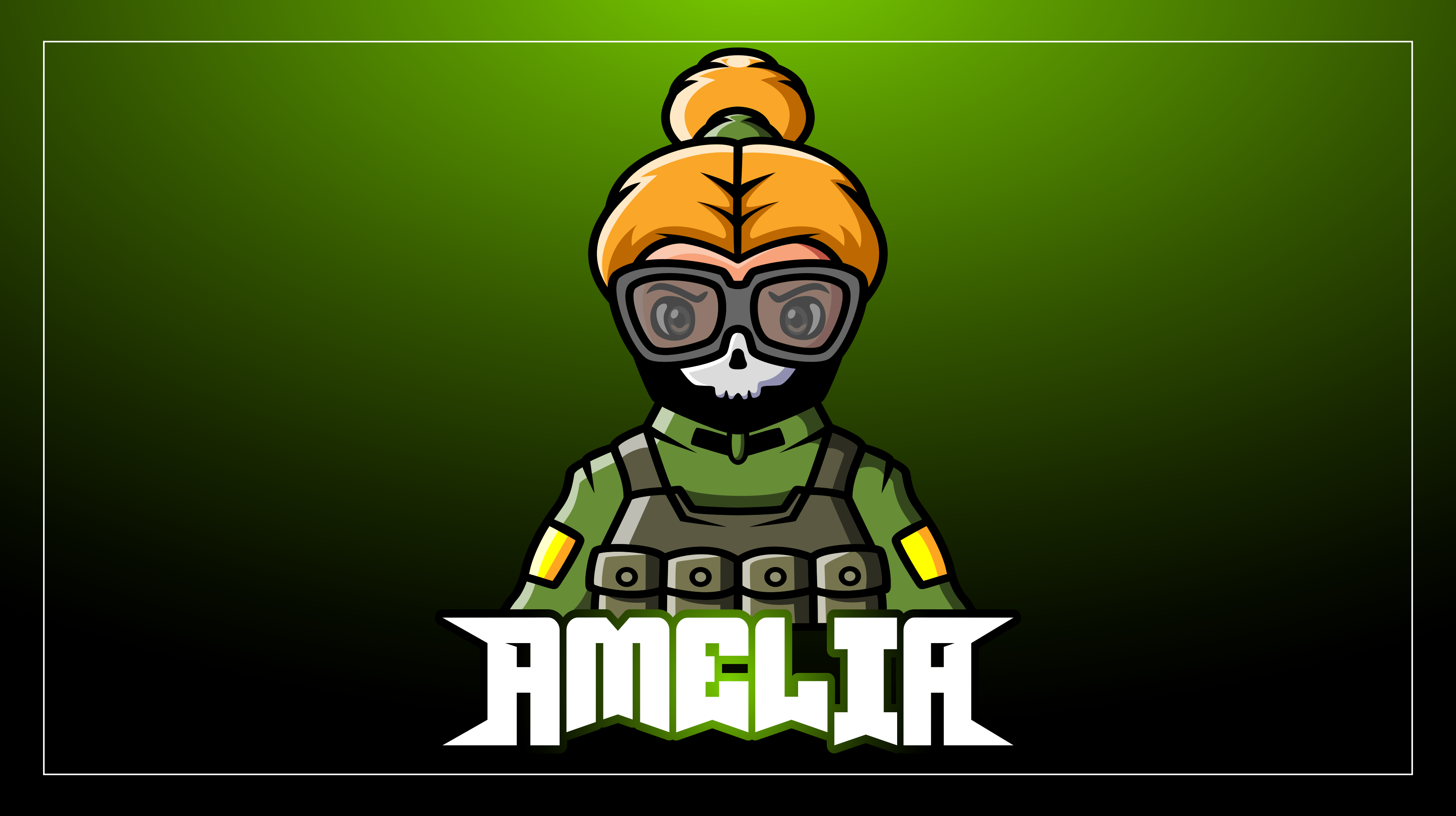 Vinil podovi tinejdžeri žena vojnik s imenom - TenStickers