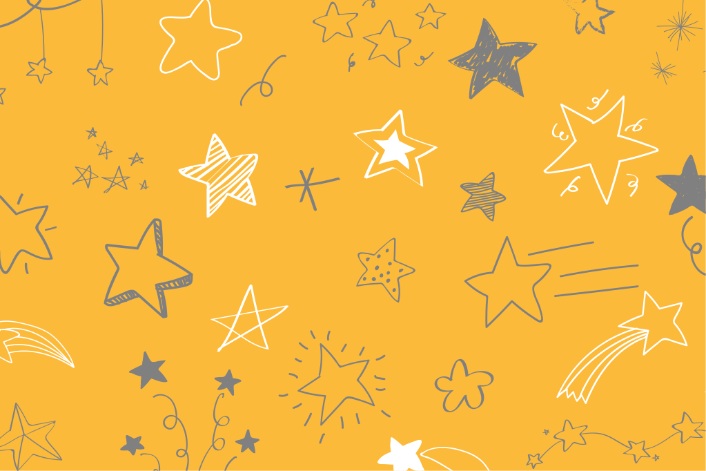 Vinil podovi zvijezde uzorci zvjezdane noći - TenStickers