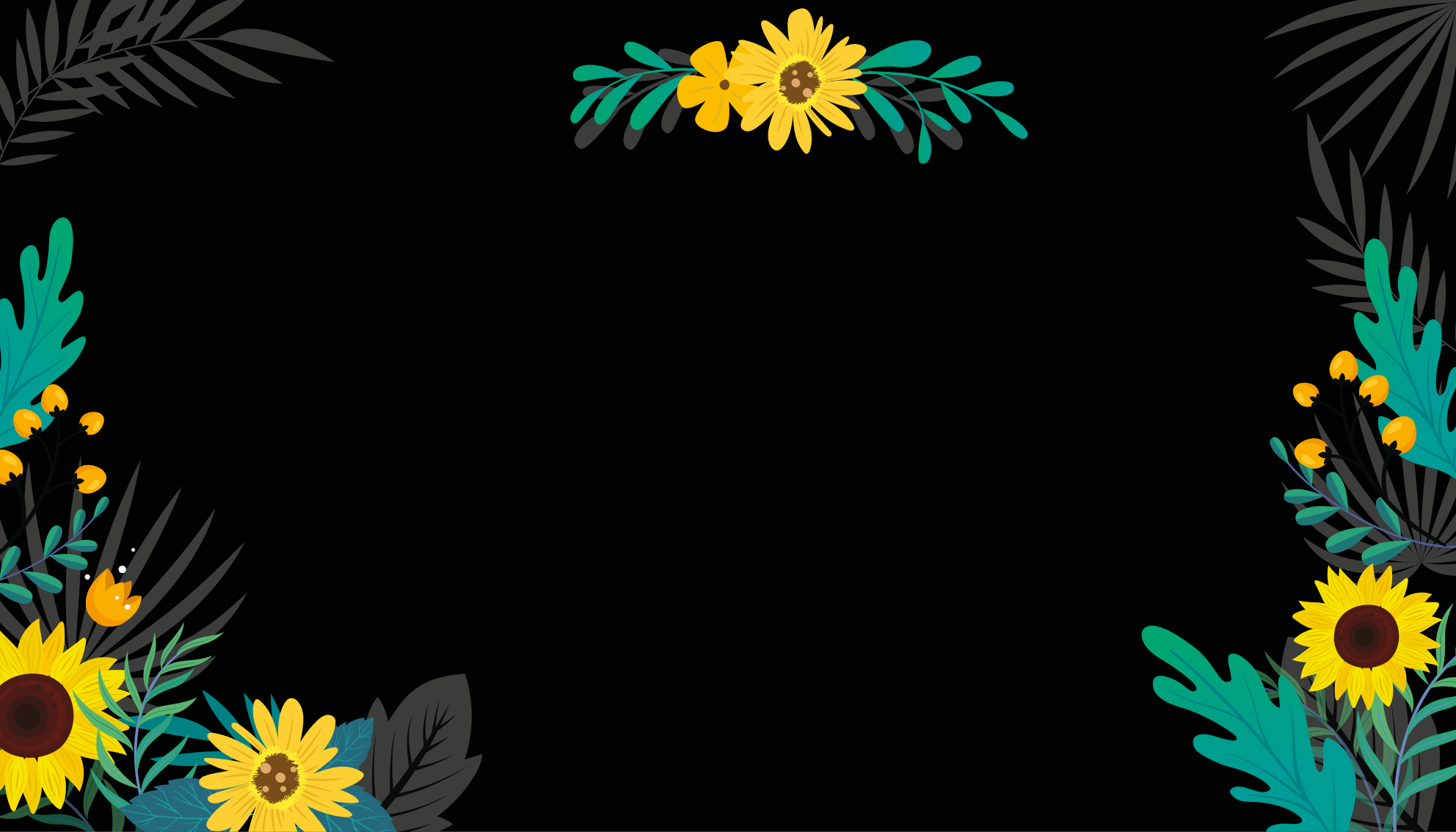 Vinil podovi cvijeće i biljke svijetli cvjetni prikaz - TenStickers