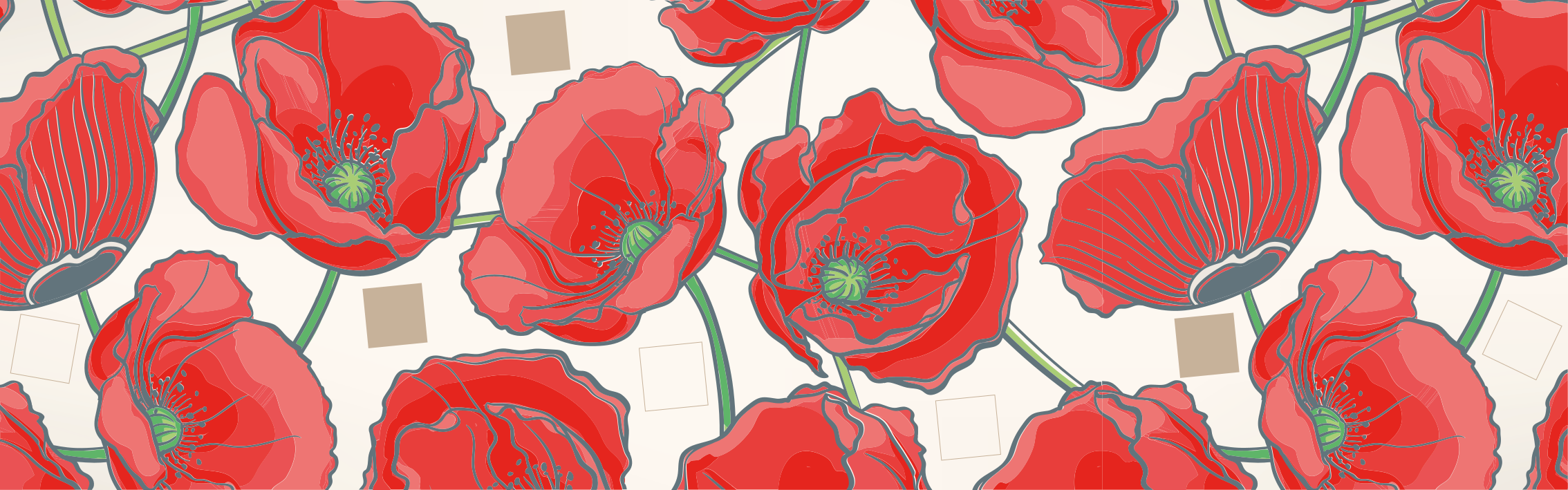 Vinil podovi cvijeće i biljke profinjenost grimizno-cvjetnog - TenStickers