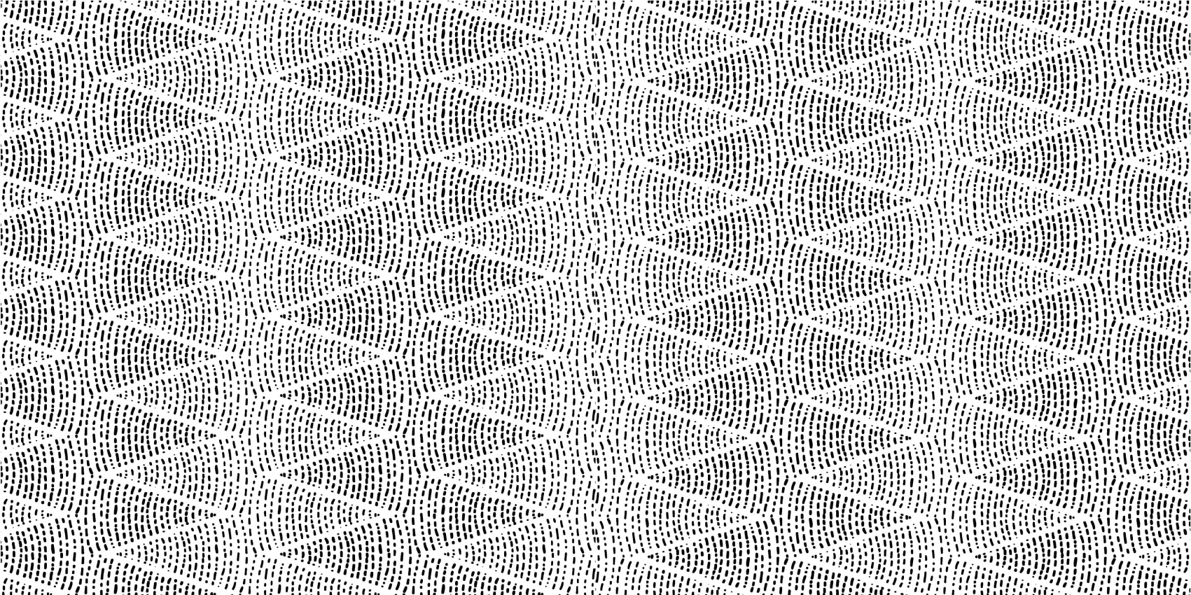 Vinil podovi skandinavski trokutasti crni valovi - TenStickers