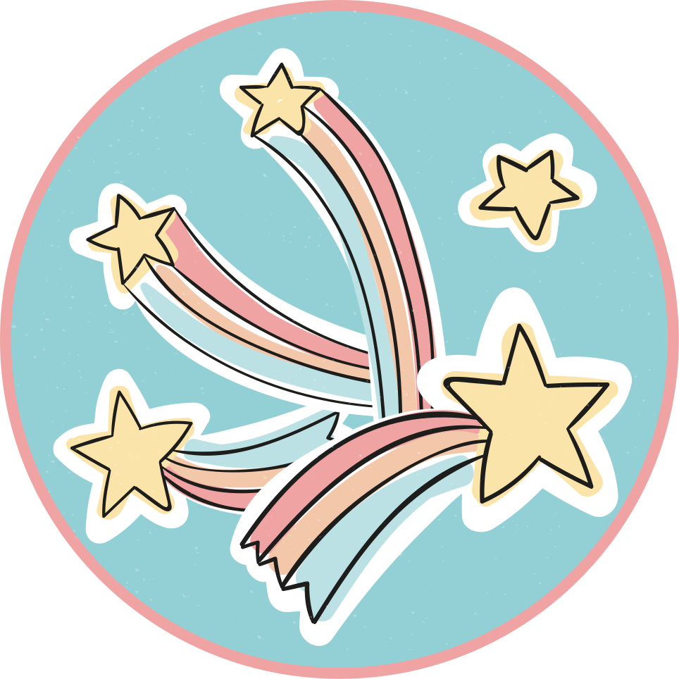 Dugin zvijezda vinil prostirka - TenStickers