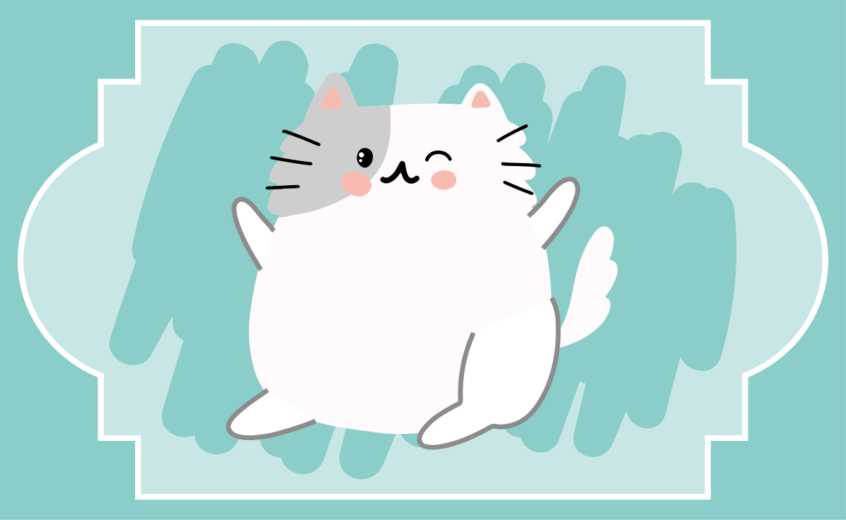 Vinil podovi rasadnici slatka ilustracija mačke - TenStickers