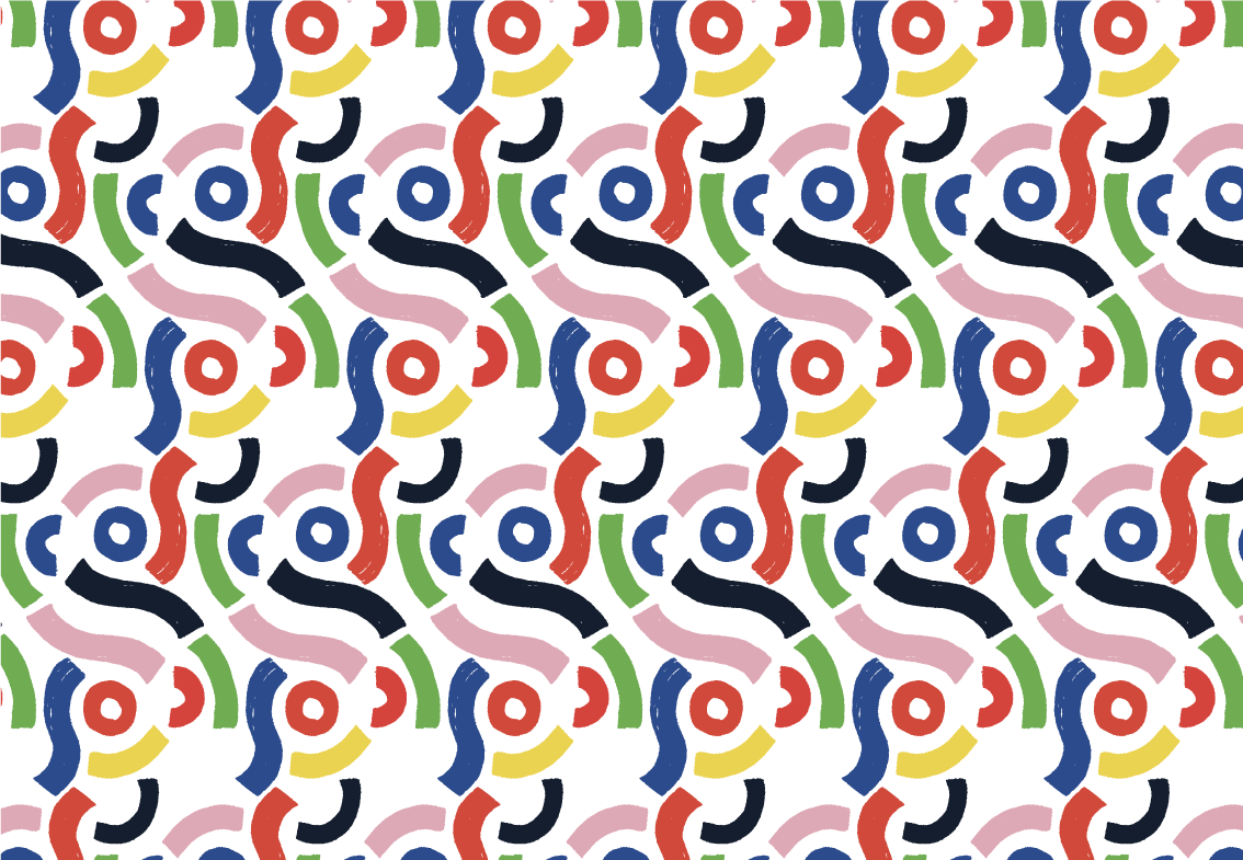 Vinil podovi mozaik živahni geometrijski oblici - TenStickers