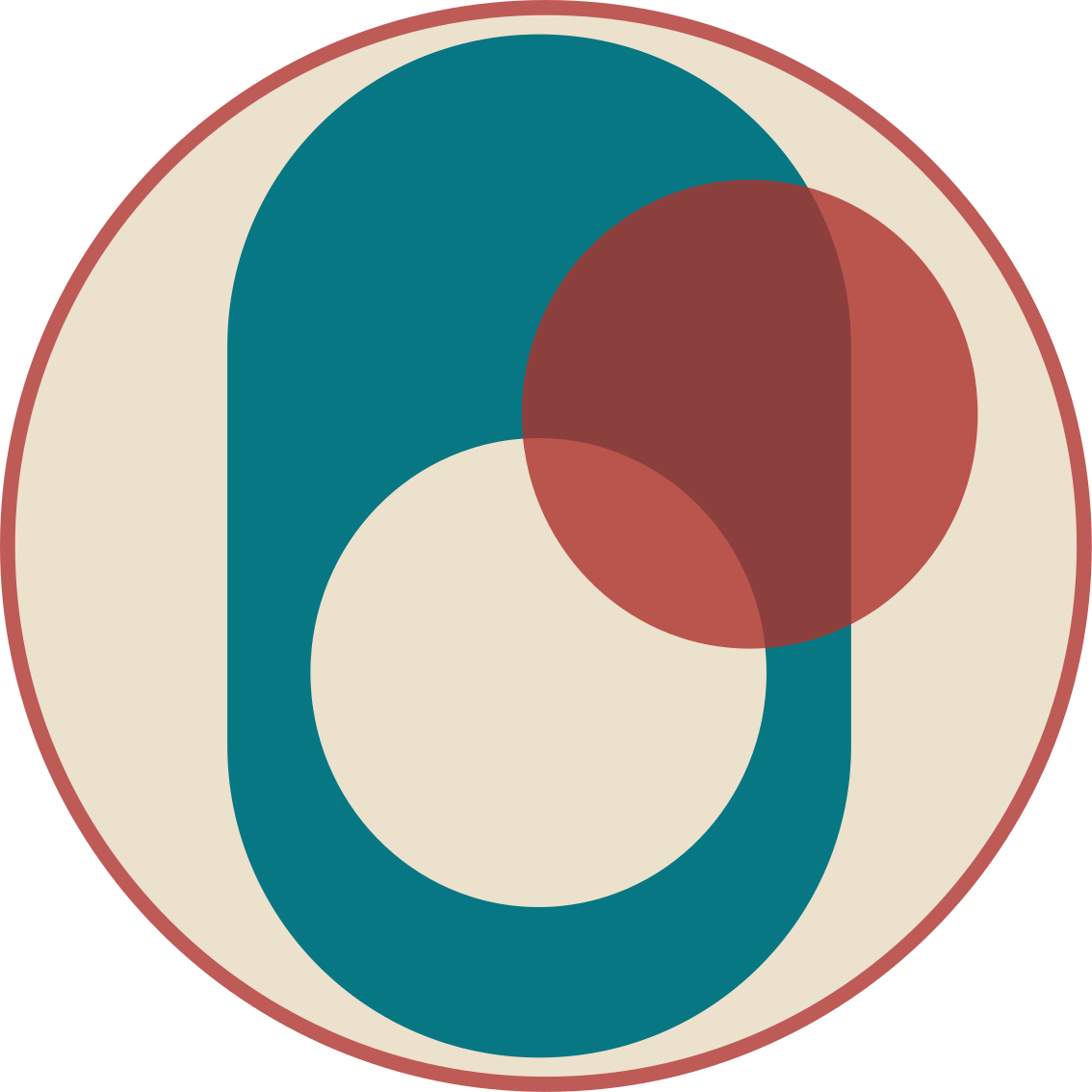 Vinil podovi moderan krugovi u harmoniji - TenStickers