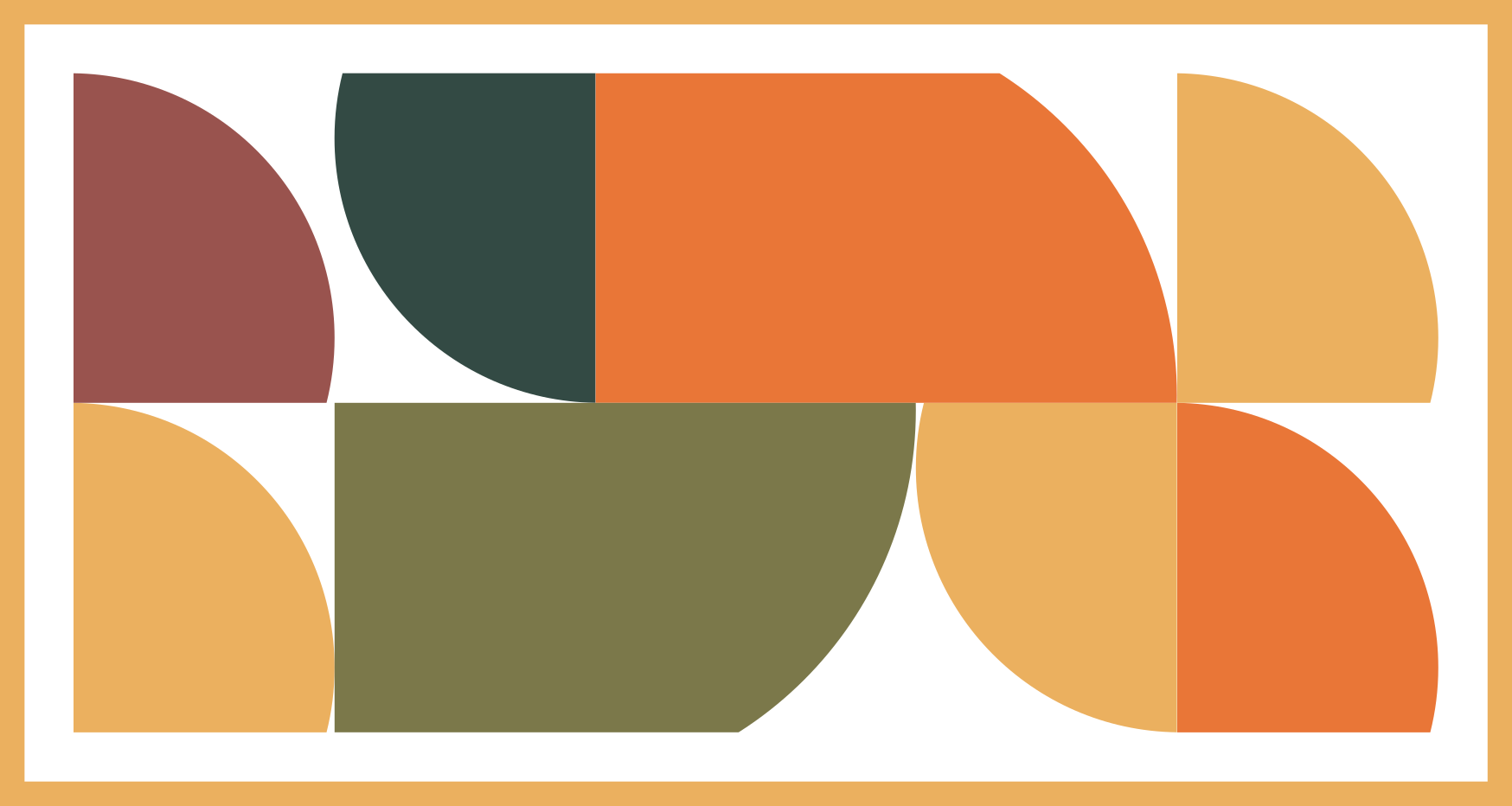 Vinil podovi moderan živopisne geometrijske figure - TenStickers