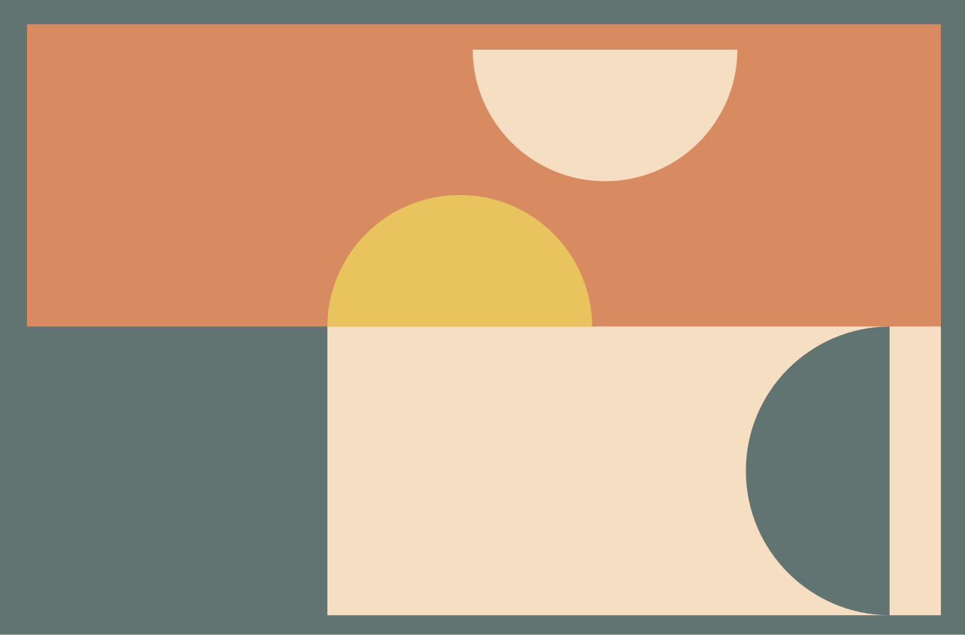 Vinil podovi moderan krugova i pravokutnika - TenStickers