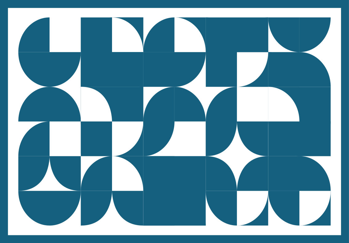 Vinil podovi geometrijski plavi apstraktni motiv - TenStickers