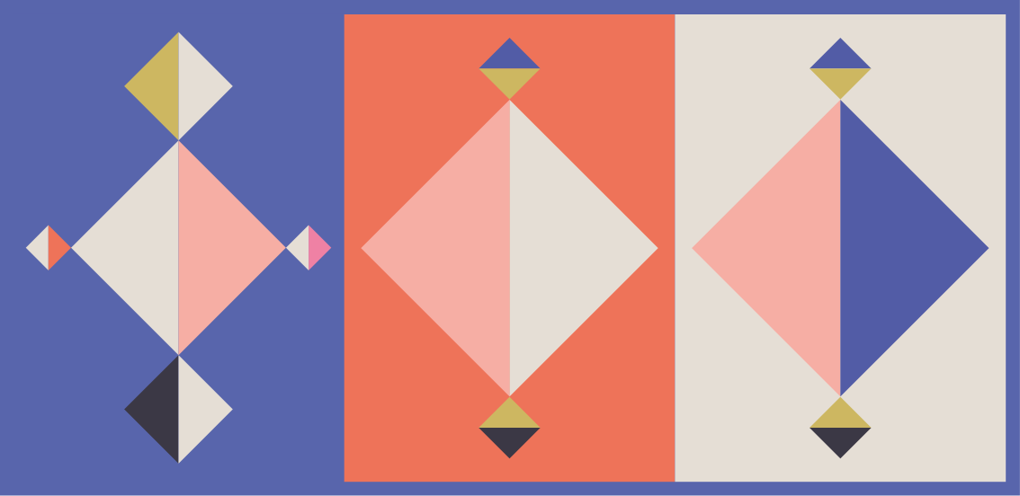 Vinil podovi geometrijski apstraktni moderni oblici - TenStickers