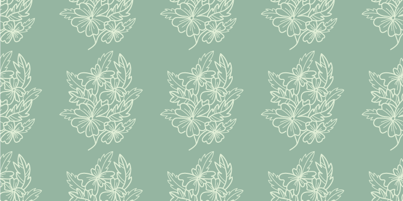 Vinil podovi cvijeće i biljke graciozni elementi - TenStickers