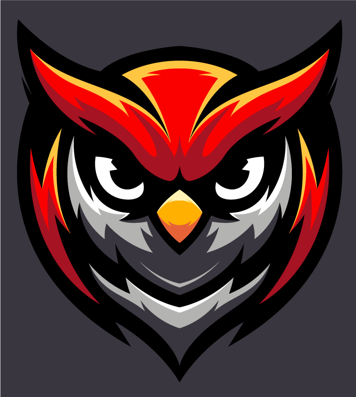 Vinil podovi tinejdžeri s grafikom sove bold - TenStickers