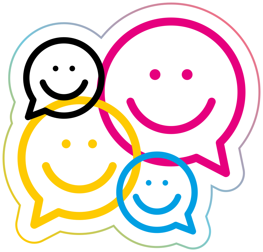 Vinil podovi tinejdžeri kolekcija smajlića - TenStickers