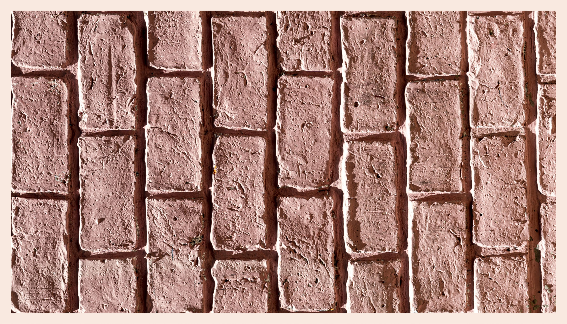 Vinil podovi efekt kamena u rustikalnom uzorku opeke - TenStickers