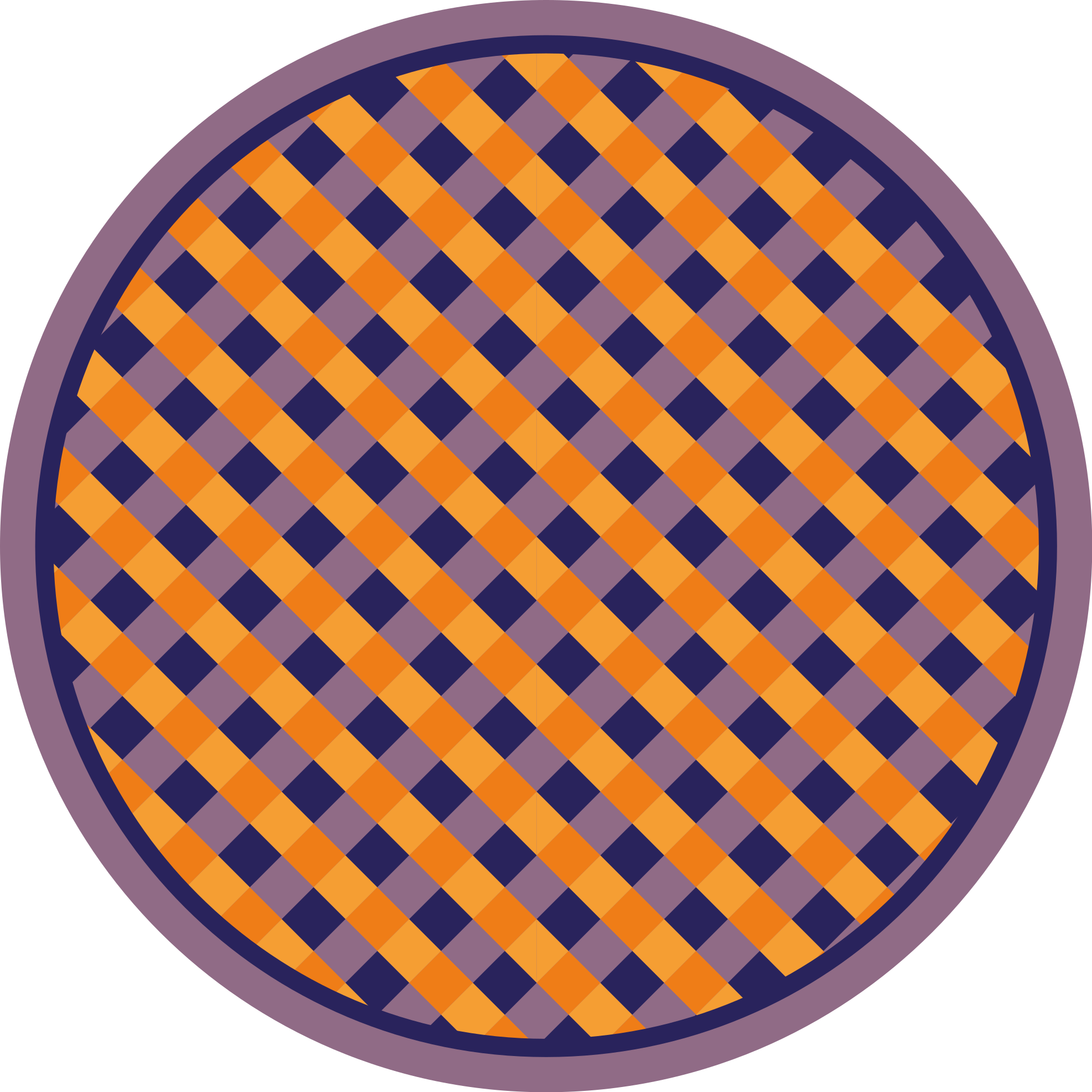 Vinil podovi prugasta podebljani karo uzorak - TenStickers